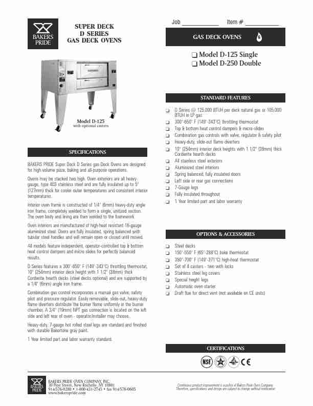 Bakers Pride Oven Oven D-125-page_pdf